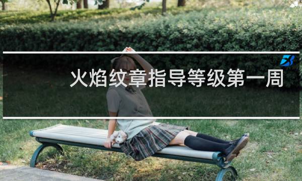 火焰纹章指导等级第一周