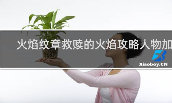 火焰纹章救赎的火焰攻略人物加入