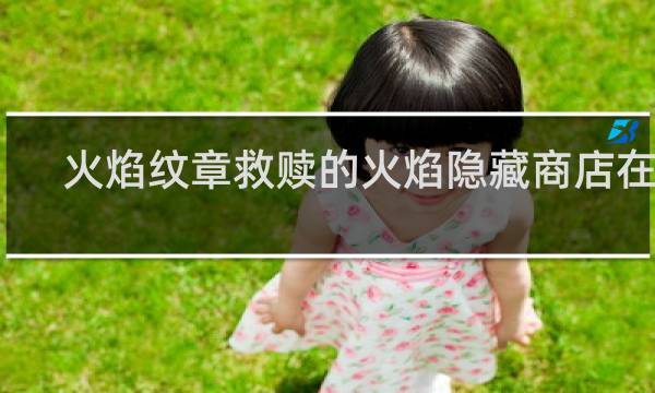 火焰纹章救赎的火焰隐藏商店在哪