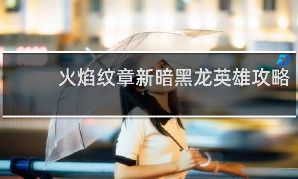 火焰纹章新暗黑龙英雄攻略