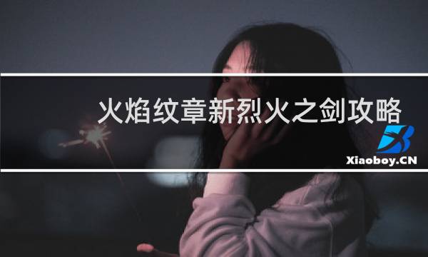 火焰纹章新烈火之剑攻略