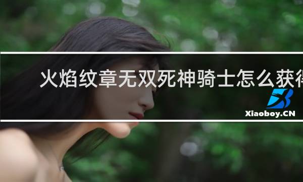 火焰纹章无双死神骑士怎么获得