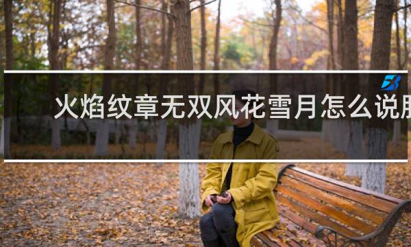 火焰纹章无双风花雪月怎么说服