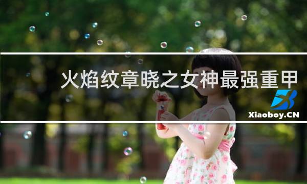 火焰纹章晓之女神最强重甲