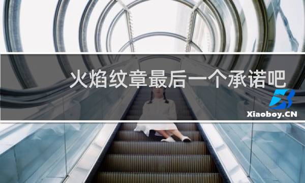 火焰纹章最后一个承诺吧