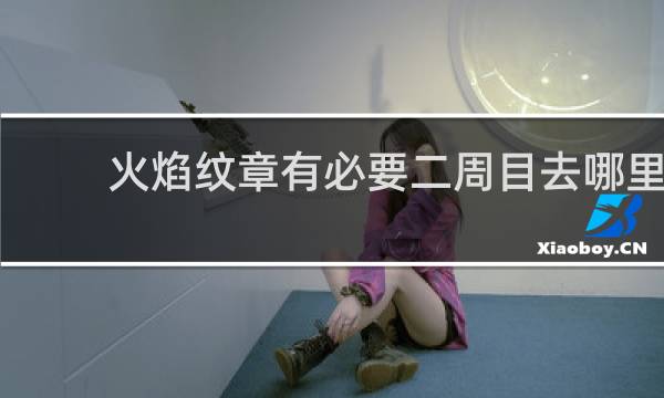 火焰纹章有必要二周目去哪里