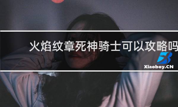 火焰纹章死神骑士可以攻略吗