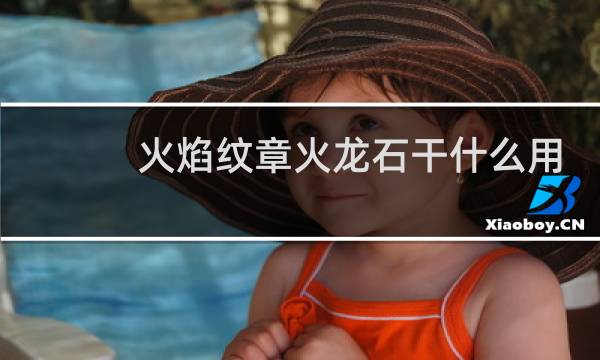 火焰纹章火龙石干什么用