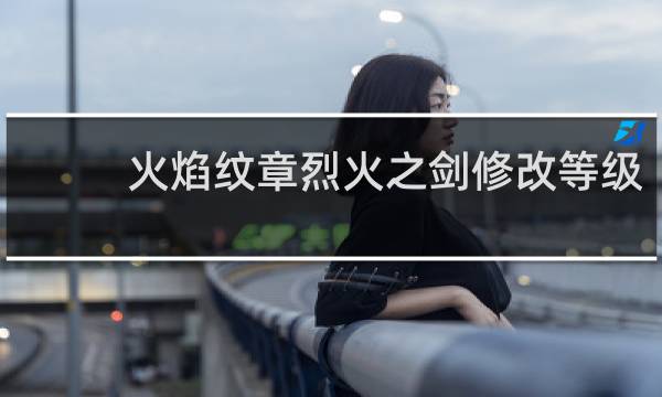 火焰纹章烈火之剑修改等级