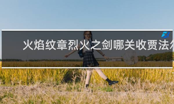 火焰纹章烈火之剑哪关收贾法尔