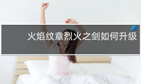 火焰纹章烈火之剑如何升级