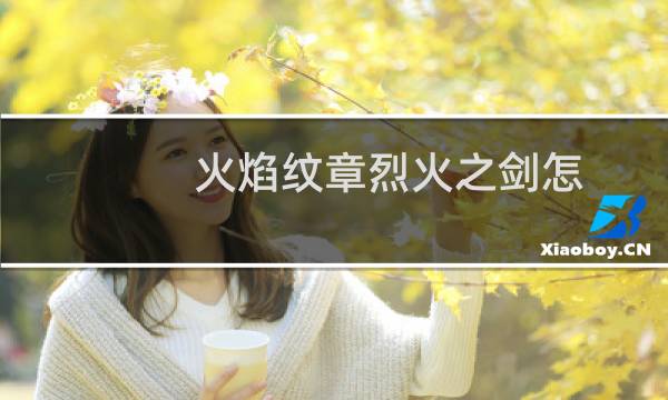 火焰纹章烈火之剑怎