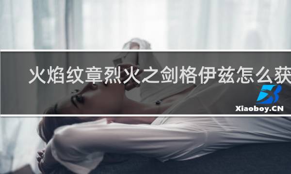 火焰纹章烈火之剑格伊兹怎么获得