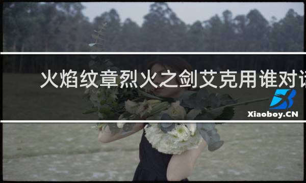 火焰纹章烈火之剑艾克用谁对话