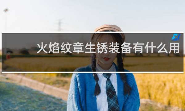 火焰纹章生锈装备有什么用