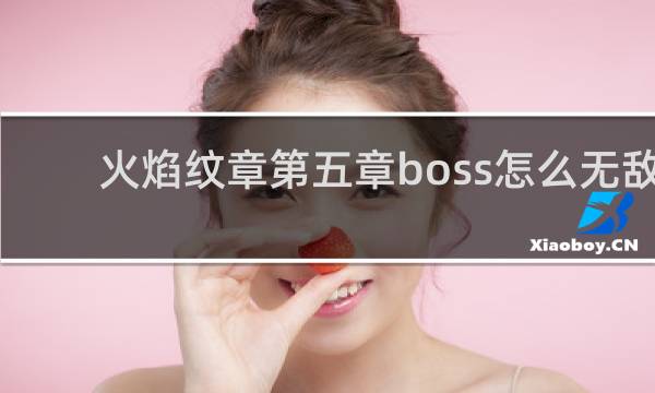 火焰纹章第五章boss怎么无敌