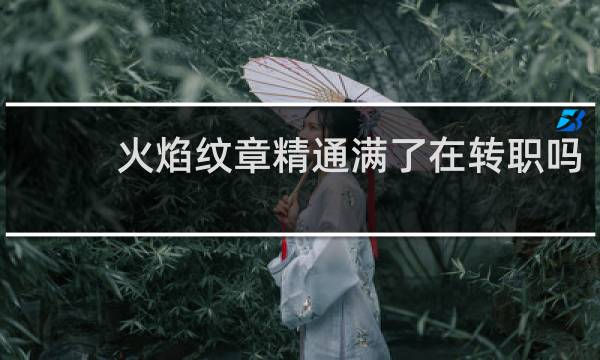 火焰纹章精通满了在转职吗