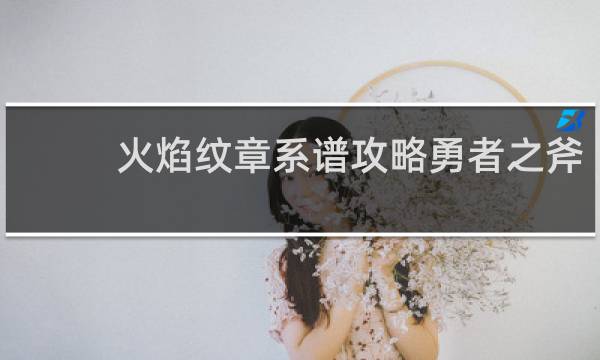 火焰纹章系谱攻略勇者之斧