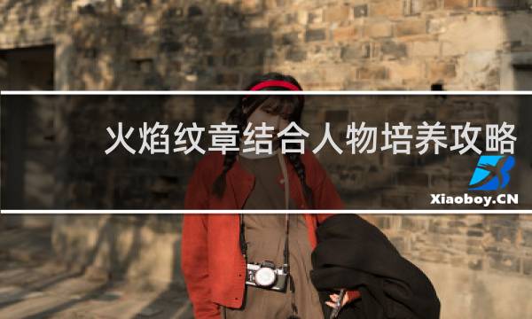 火焰纹章结合人物培养攻略