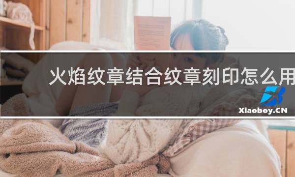 火焰纹章结合纹章刻印怎么用
