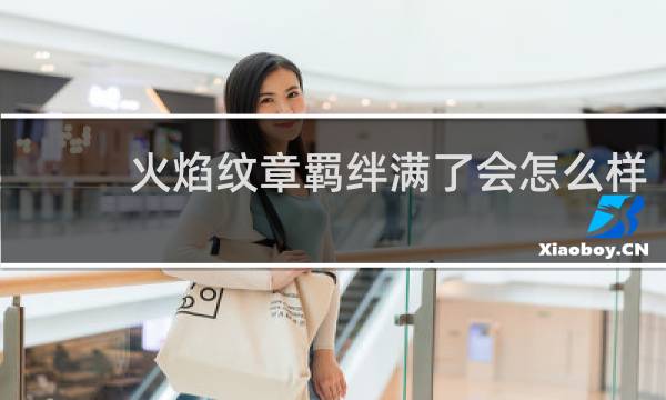 火焰纹章羁绊满了会怎么样