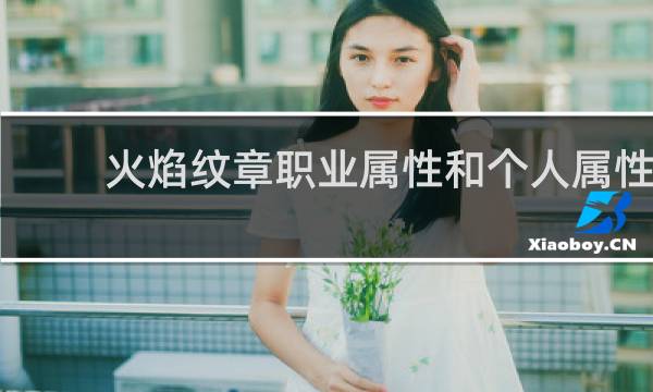 火焰纹章职业属性和个人属性