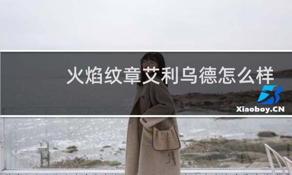 火焰纹章艾利乌德怎么样