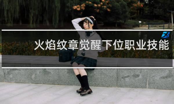 火焰纹章觉醒下位职业技能