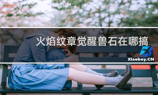 火焰纹章觉醒兽石在哪搞