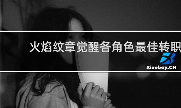 火焰纹章觉醒各角色最佳转职