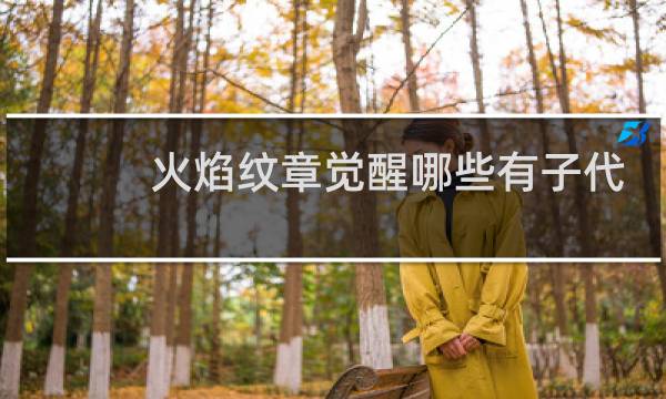 火焰纹章觉醒哪些有子代