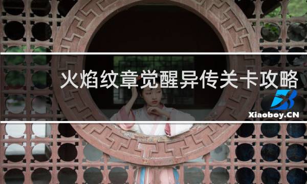 火焰纹章觉醒异传关卡攻略