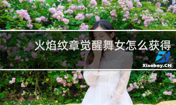 火焰纹章觉醒舞女怎么获得