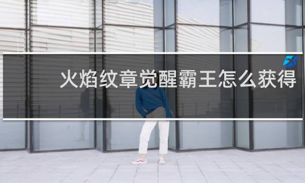 火焰纹章觉醒霸王怎么获得