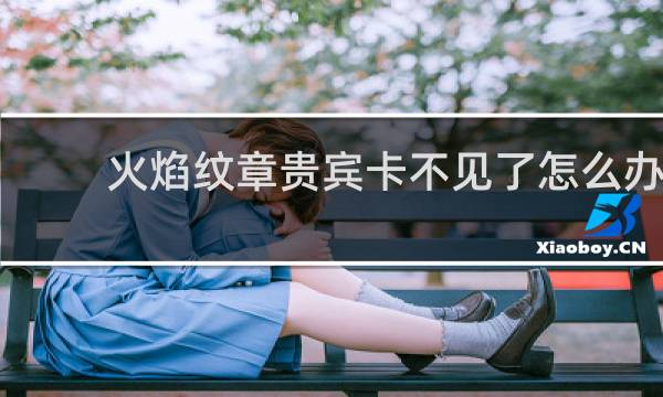 火焰纹章贵宾卡不见了怎么办