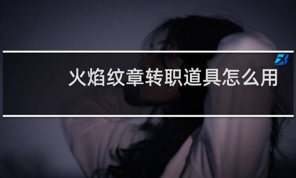 火焰纹章转职道具怎么用