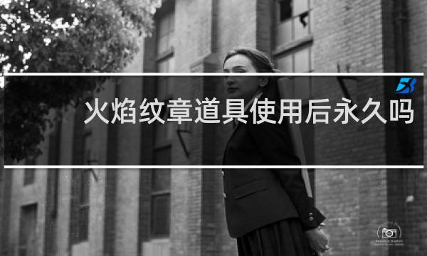 火焰纹章道具使用后永久吗