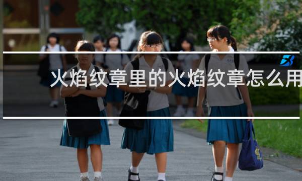 火焰纹章里的火焰纹章怎么用