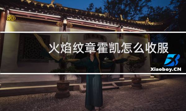 火焰纹章霍凯怎么收服