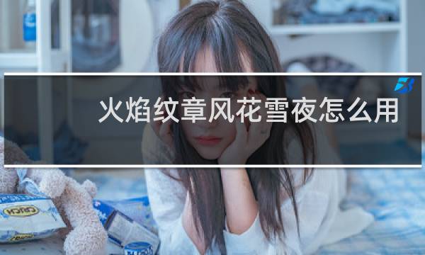 火焰纹章风花雪夜怎么用