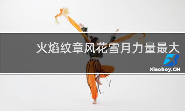 火焰纹章风花雪月力量最大