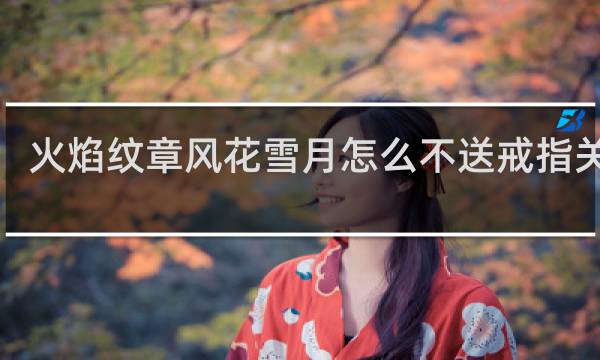 火焰纹章风花雪月怎么不送戒指关系s