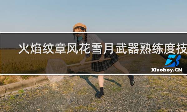 火焰纹章风花雪月武器熟练度技能
