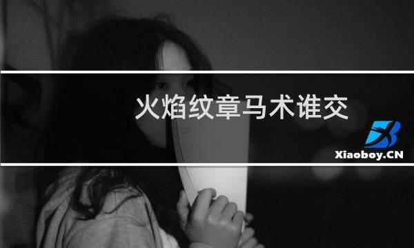 火焰纹章马术谁交