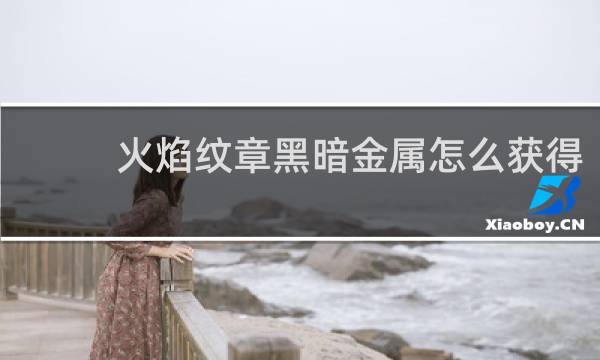 火焰纹章黑暗金属怎么获得