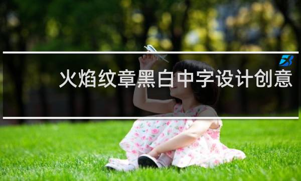 火焰纹章黑白中字设计创意