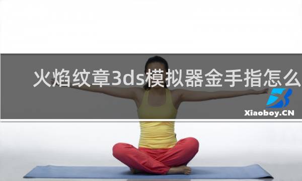 火焰纹章3ds模拟器金手指怎么用