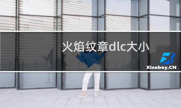 火焰纹章dlc大小