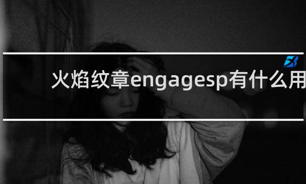 火焰纹章engagesp有什么用