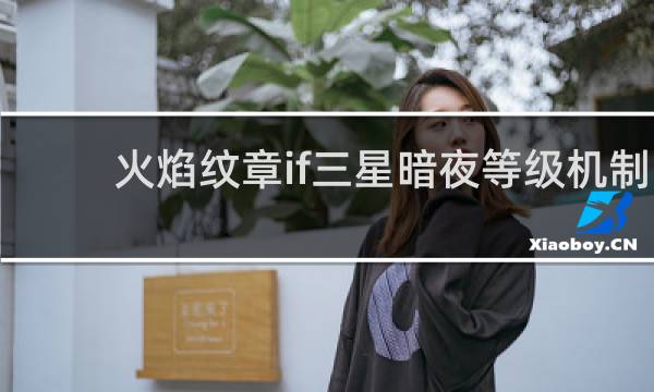 火焰纹章if三星暗夜等级机制